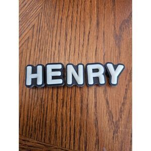 Henry Name Croc Charms  Jibbitz: Shoe Gem